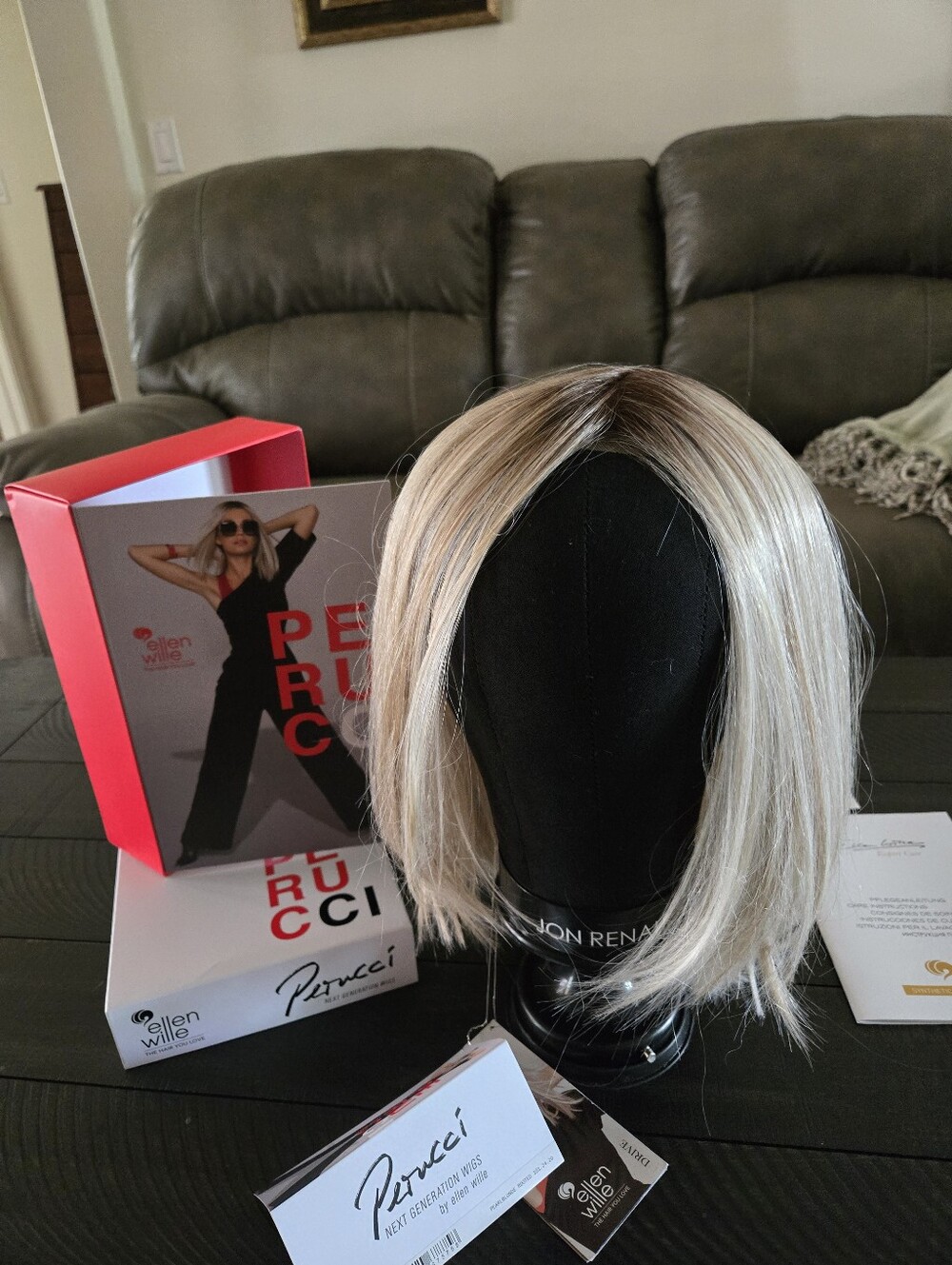 (NWT) Ellen Wille Drive Wig - Pearl Blonde Rooted - Petite-Average - Picture 6 of 16
